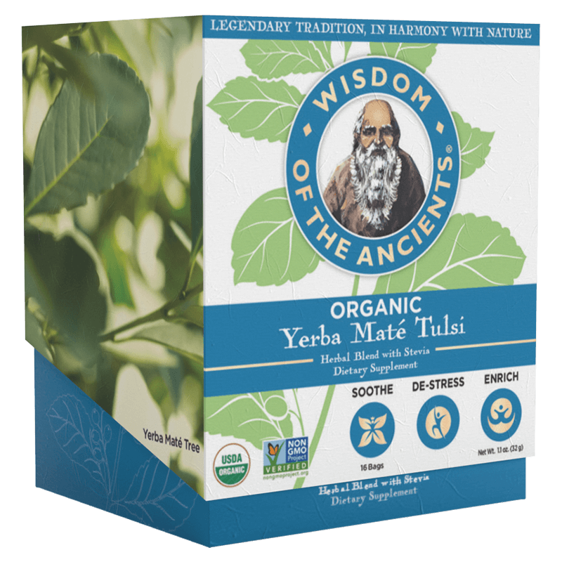 Organic Yerba Maté Tulsi | Wisdom of the Ancients®